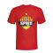 Spain Country Logo T-shirt (red) - Kids