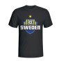 Sweden Country Logo T-shirt (black)
