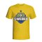 Sweden Country Logo T-shirt (yellow)