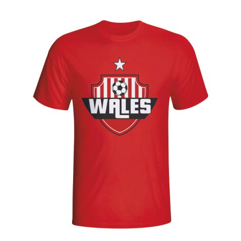 Wales Country Logo T-shirt (red) - Kids