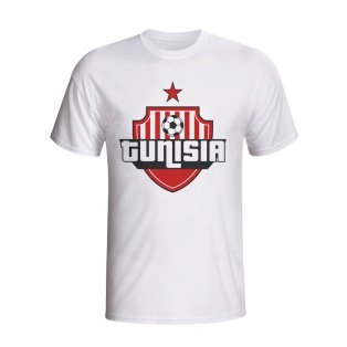 Tunisia Country Logo T-shirt (white) - Kids