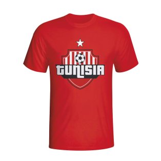 Tunisia Country Logo T-shirt (red) - Kids