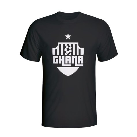 Ghana Country Logo T-shirt (black)