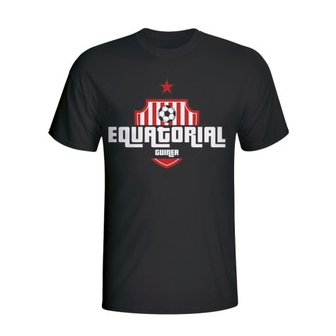 Equatorial Guinea Country Logo T-shirt (black) - Kids