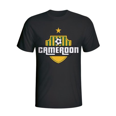 Cameroon Country Logo T-shirt (black) - Kids