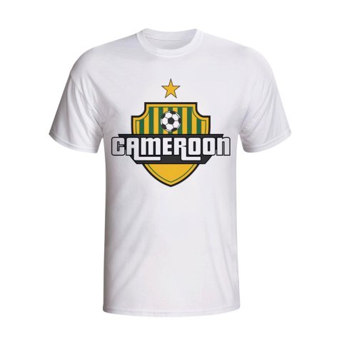 Cameroon Country Logo T-shirt (white) - Kids