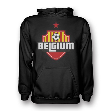 Belgium Country Logo Hoody (black) - Kids