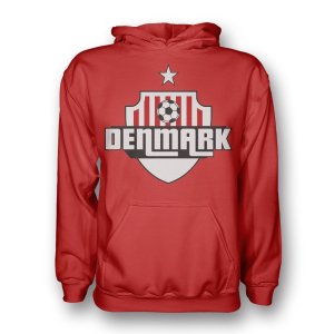 Denmark Country Logo Hoody (red) - Kids