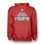 England Country Logo Hoody (red)