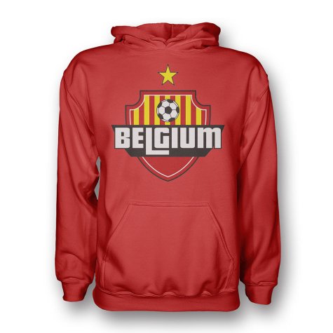 Belgium Country Logo Hoody (red)