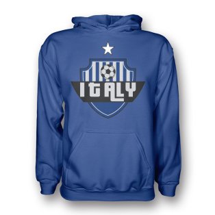 Italy Country Logo Hoody (blue) - Kids
