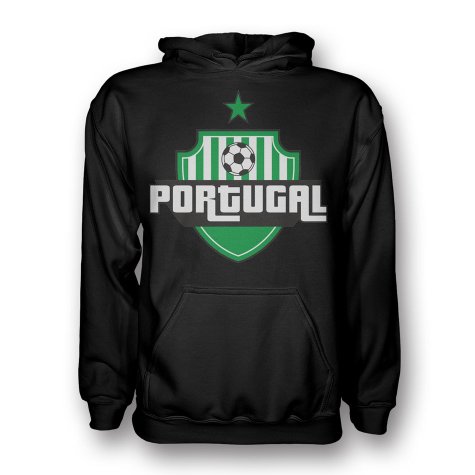 Portugal Country Logo Hoody (black)