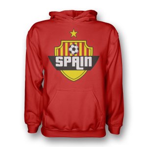 Spain Country Logo Hoody (red) - Kids