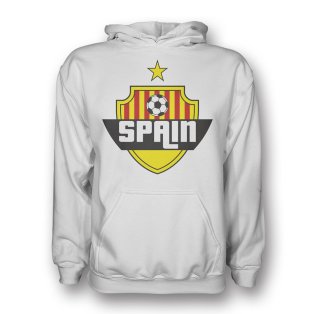 Spain Country Logo Hoody (white)