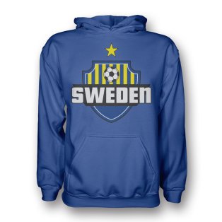Sweden Country Logo Hoody (blue) - Kids