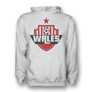 Wales Country Logo Hoody (white)