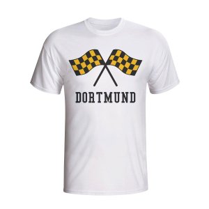 Borussia Dortmund Waving Flags T-shirt (white)