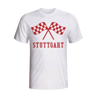 Stuttgart Waving Flags T-shirt (white)