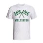 Vfl Wolfsburg Waving Flags T-shirt (white) - Kids