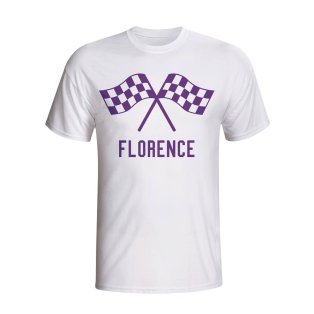 Fiorentina Waving Flags T-shirt (white) - Kids