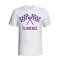 Fiorentina Waving Flags T-shirt (white)