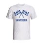 Sampdoria Waving Flags T-shirt (white)