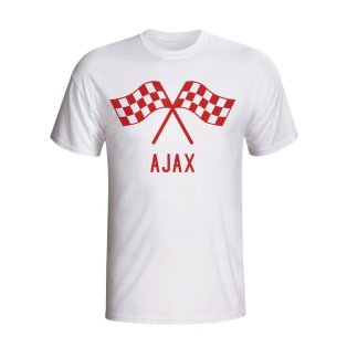 Ajax Waving Flags T-shirt (white) - Kids