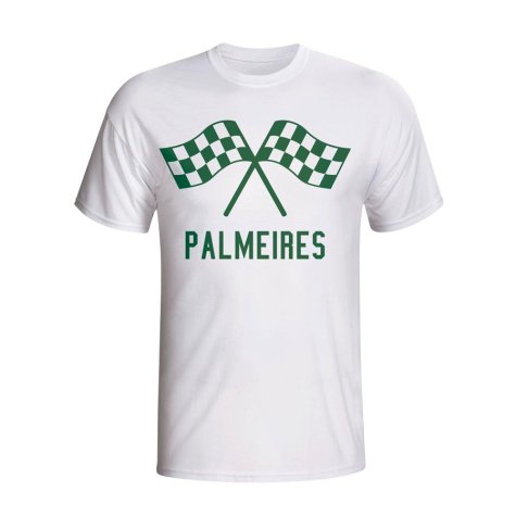 Palmeiras Waving Flags T-shirt (white)