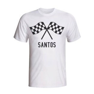 Santos Waving Flags T-shirt (white) - Kids