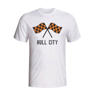 Hull City Waving Flags T-shirt (white) - Kids