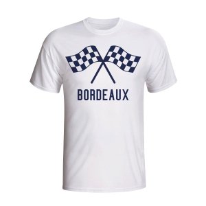 Bordeaux Waving Flags T-shirt (white) - Kids