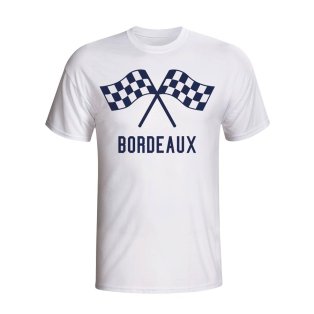 Bordeaux Waving Flags T-shirt (white)