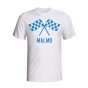 Malmo Waving Flags T-shirt (white)
