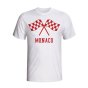 Monaco Waving Flags T-shirt (white) - Kids