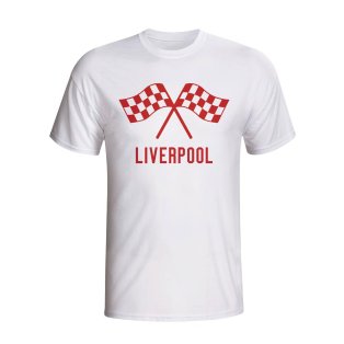 Liverpool Waving Flags T-shirt (white) - Kids