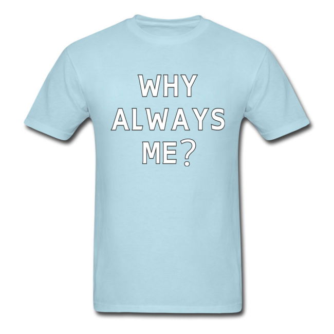 Mario Balotelli Why Always Me T-Shirt (Blue)