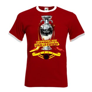 Spain Euro 2012 Winners T-Shirt (Red)