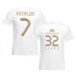 2012 Real Madrid Champions T-Shirt (White) - Ronaldo 7