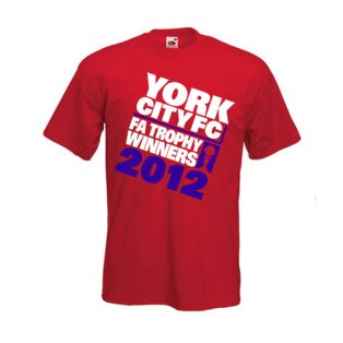 2012 York FA Trophy Champions T-Shirt (Red)