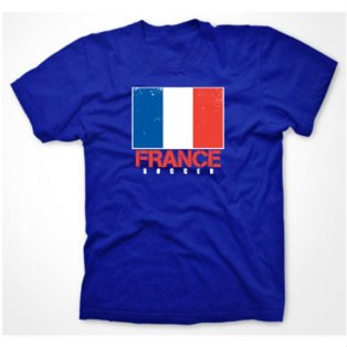 France Soccer T-shirt (royal)