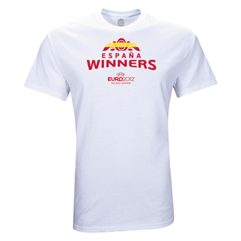 Spain Euro 2012 Winners T-Shirt (White)