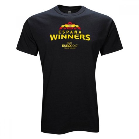 Spain Euro 2012 Winners T-Shirt (Black)