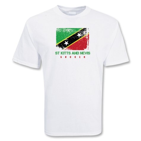St Kitts And Nevis Soccer T-shirt