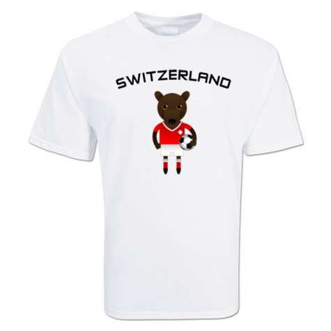 Switzerland Mascot Soccer T-shirt