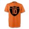 Wesley Sneijder Holland Crest Tee (orange)