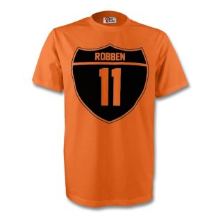Arjen Robben Holland Crest Tee (orange) - Kids