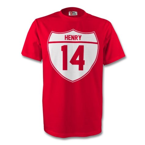 Thierry Henry Arsenal Crest Tee (red)