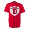 Dennis Bergkamp Arsenal Crest Tee (red) - Kids