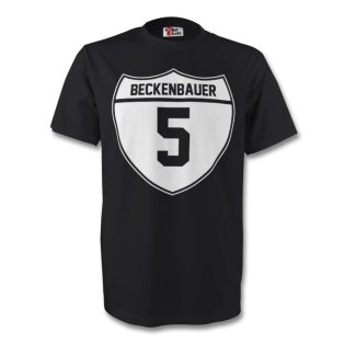 Franz Beckenbauer Germany Crest Tee (black)