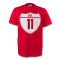 Mesut Ozil Arsenal Crest Tee (red) - Kids